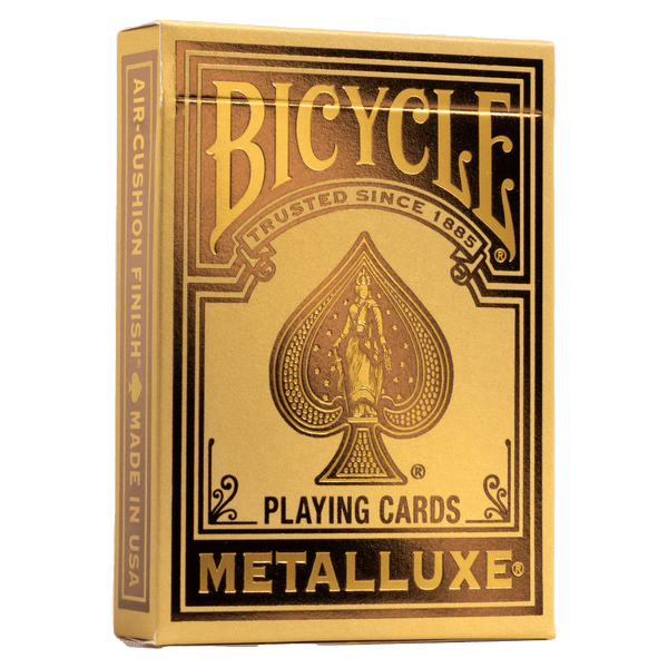 Bicycle Playing Cards - Metalluxe Holiday Gold