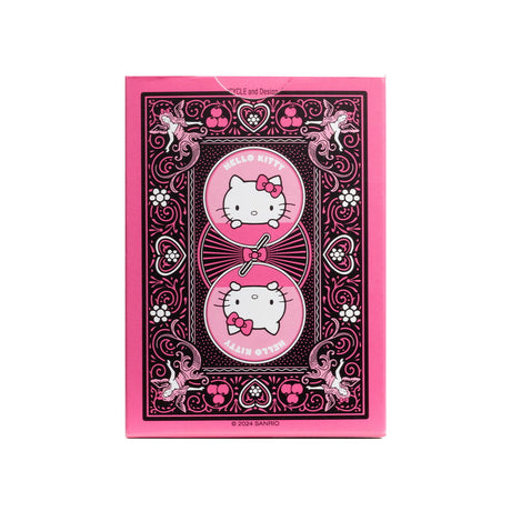 Bicycle Playing Cards - Hello Kitty Black and Pink