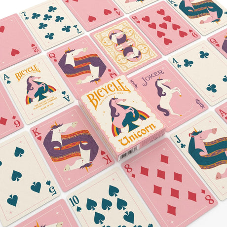 Bicycle Playing Cards - Unicorn (Pink)