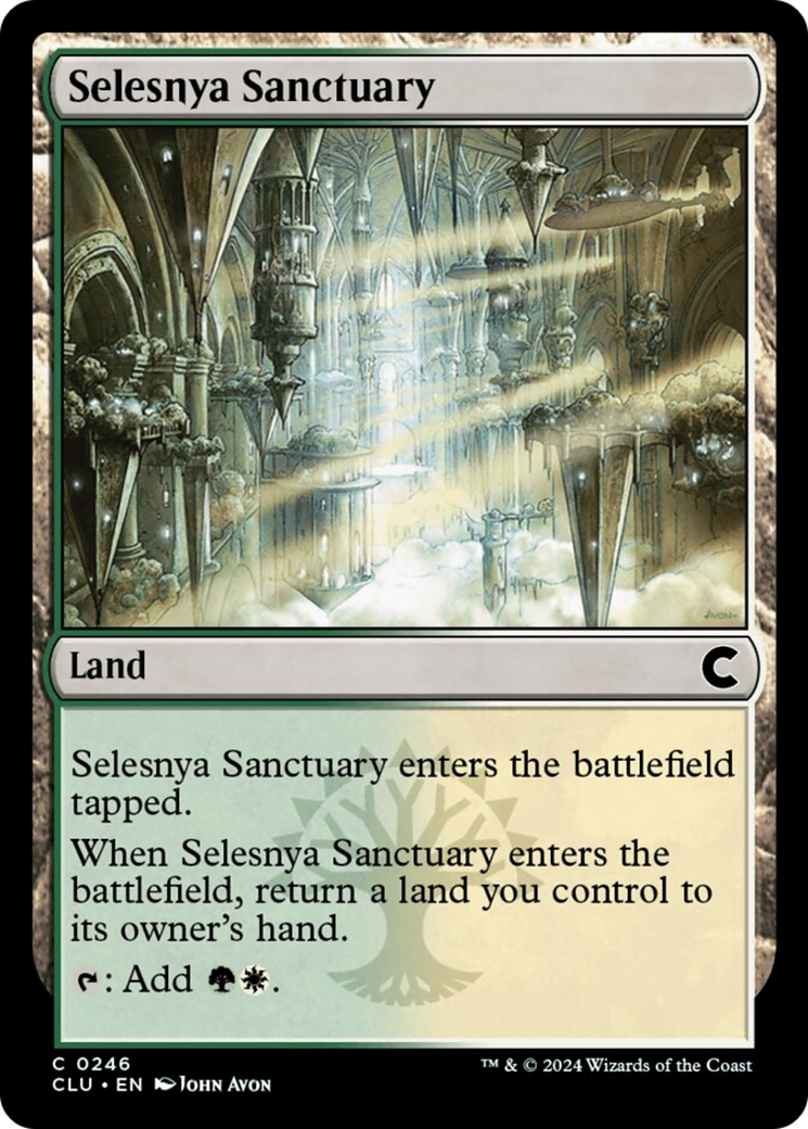 Selesnya Sanctuary (CLU-246) - Ravnica: Clue Edition [Common]