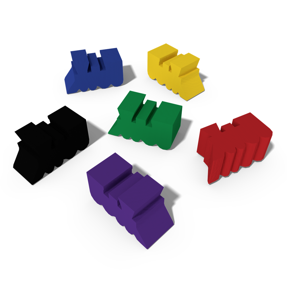 Railways of the World: Wooden Locomotives (Set of 150)