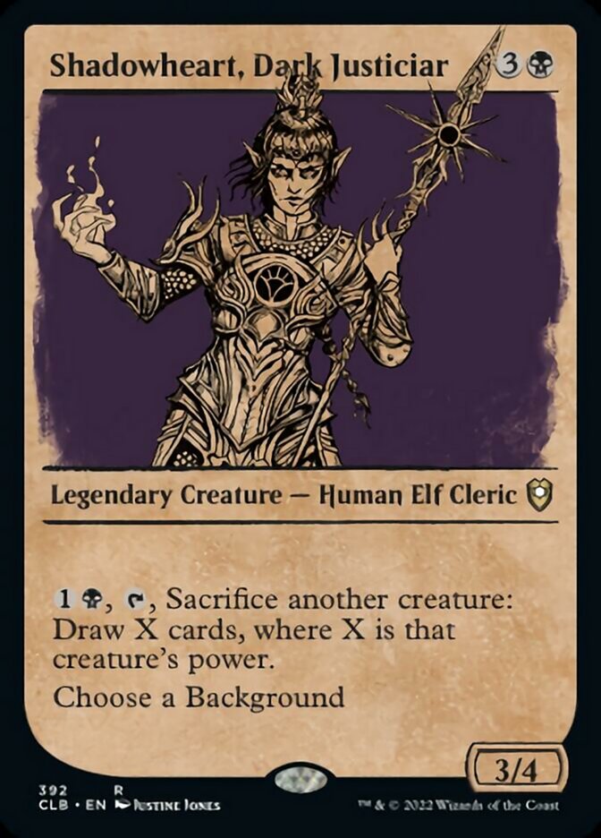 Shadowheart, Dark Justiciar (CLB-392) - Commander Legends: Battle for Baldur's Gate: (Showcase) [Rare]