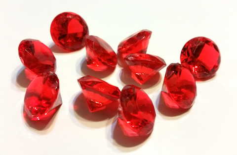Top Shelf Gamer - Red Gems - Acrylic (set of 10)