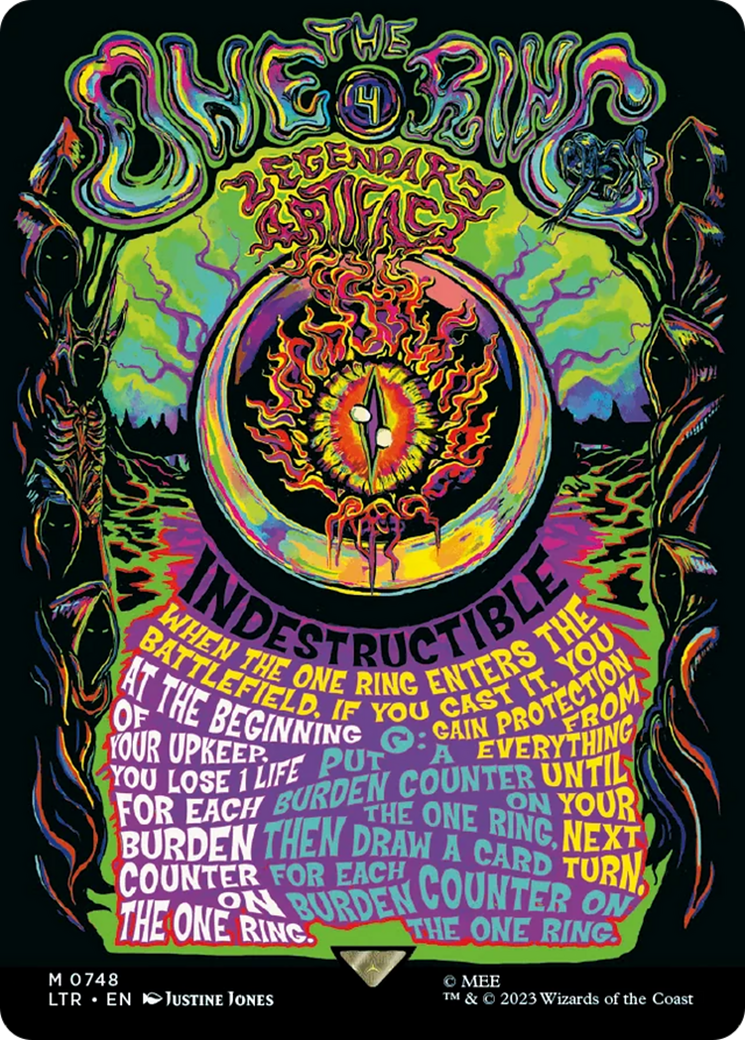 The One Ring (LTR-748) - The Lord of the Rings: Tales of Middle-earth (Borderless) Foil [Mythic]