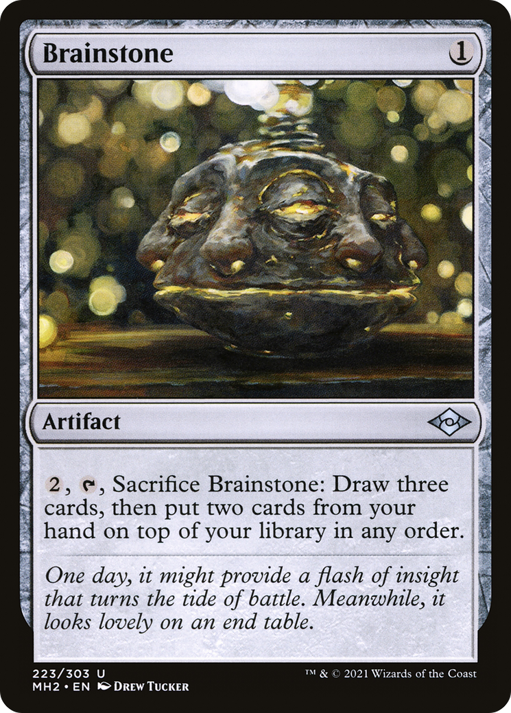 Brainstone (MH2-223) - Modern Horizons 2 Foil [Uncommon]