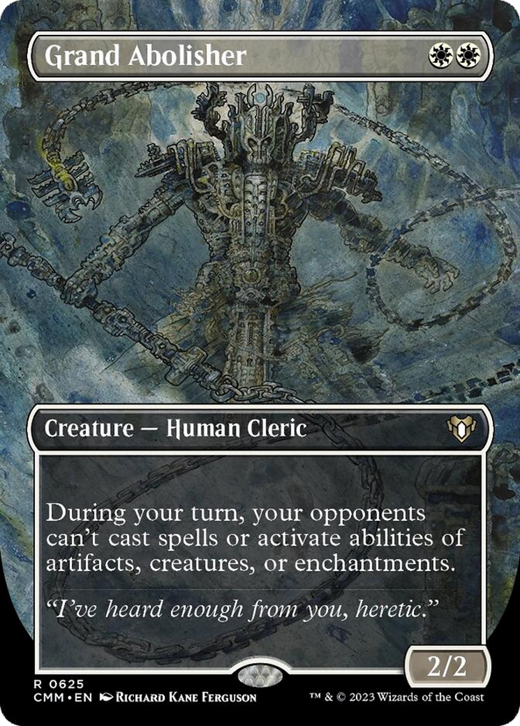Grand Abolisher (CMM-625) - Commander Masters (Borderless) [Rare]