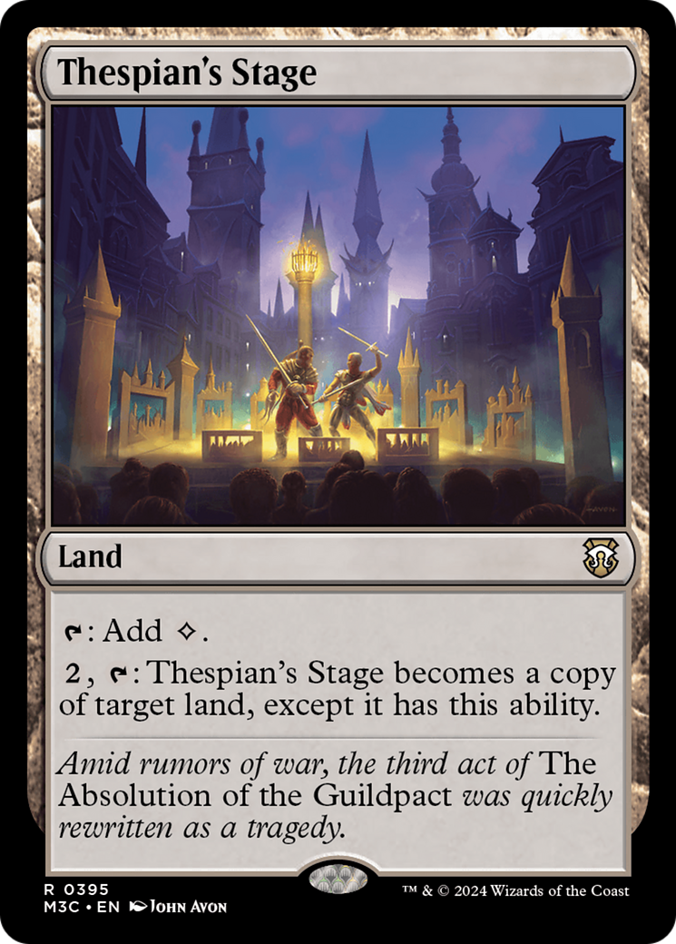 Thespian's Stage (M3C-395) - Modern Horizons 3 Commander [Rare]