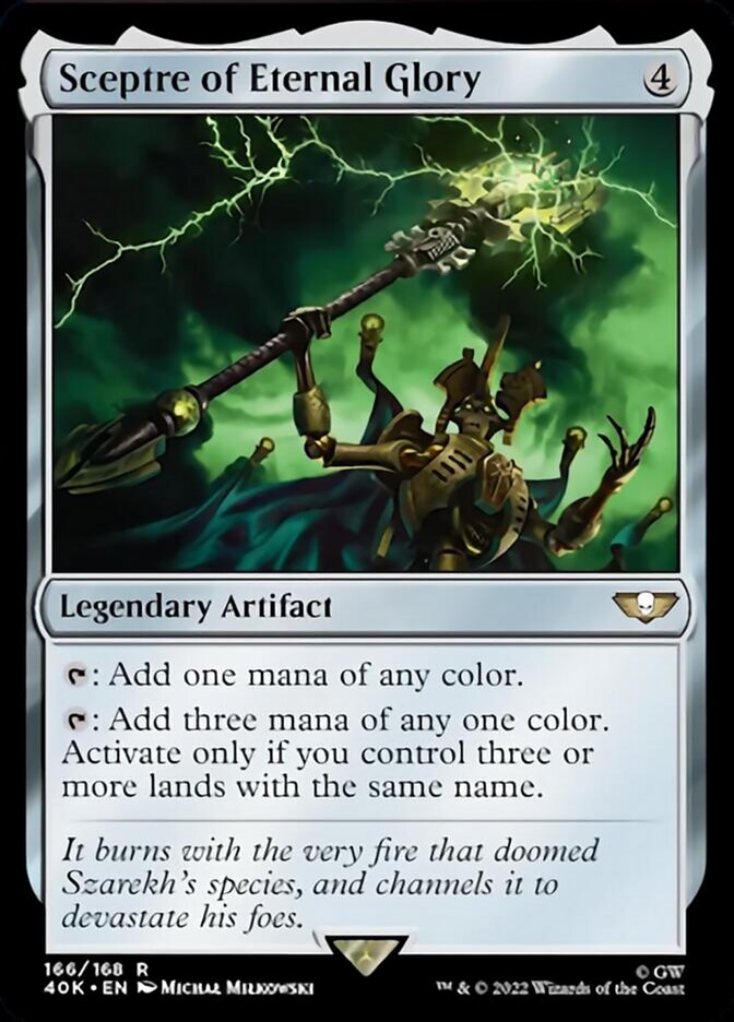 Sceptre of Eternal Glory (40K-166) - Warhammer 40,000 Commander [Rare]