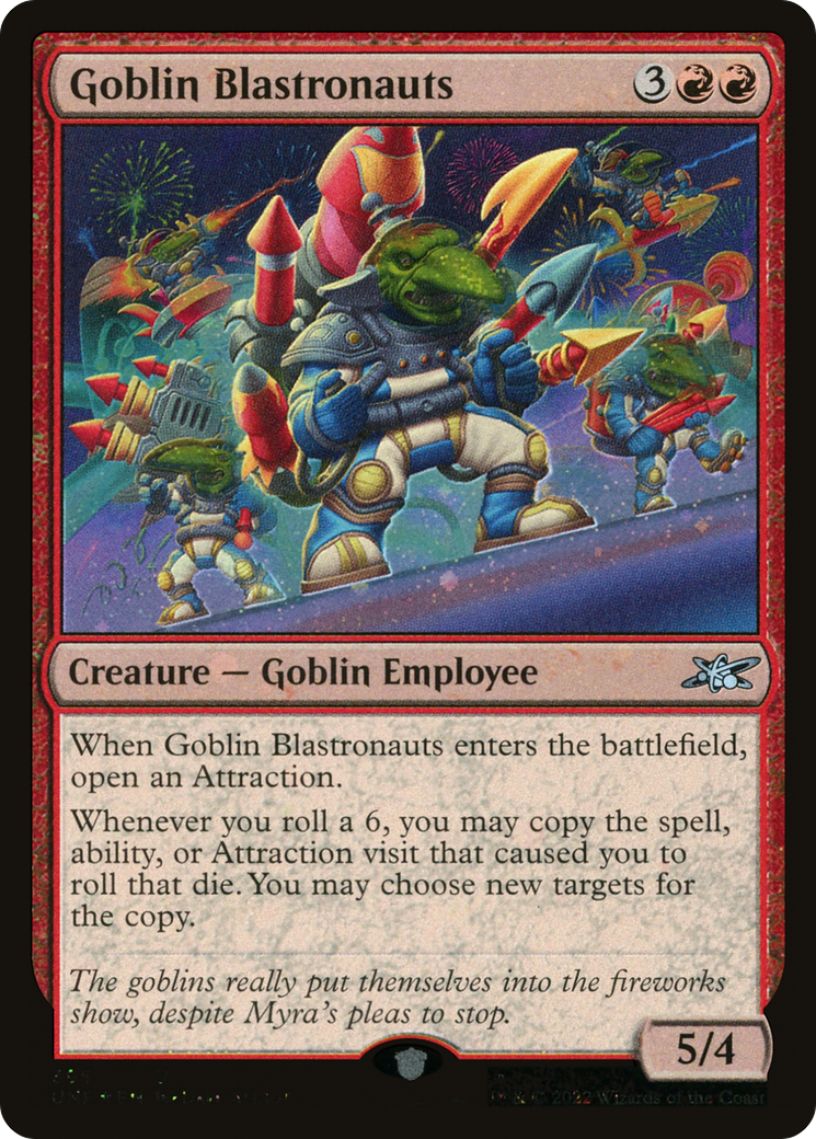 Goblin Blastronauts (UNF-395) - Unfinity Galaxy Foil [Uncommon]