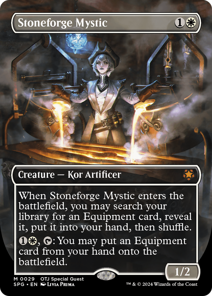 Stoneforge Mystic (SPG-029) - Special Guests (Borderless) Foil [Mythic]