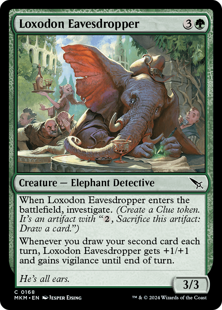 Loxodon Eavesdropper (MKM-168) - Murders at Karlov Manor [Common]