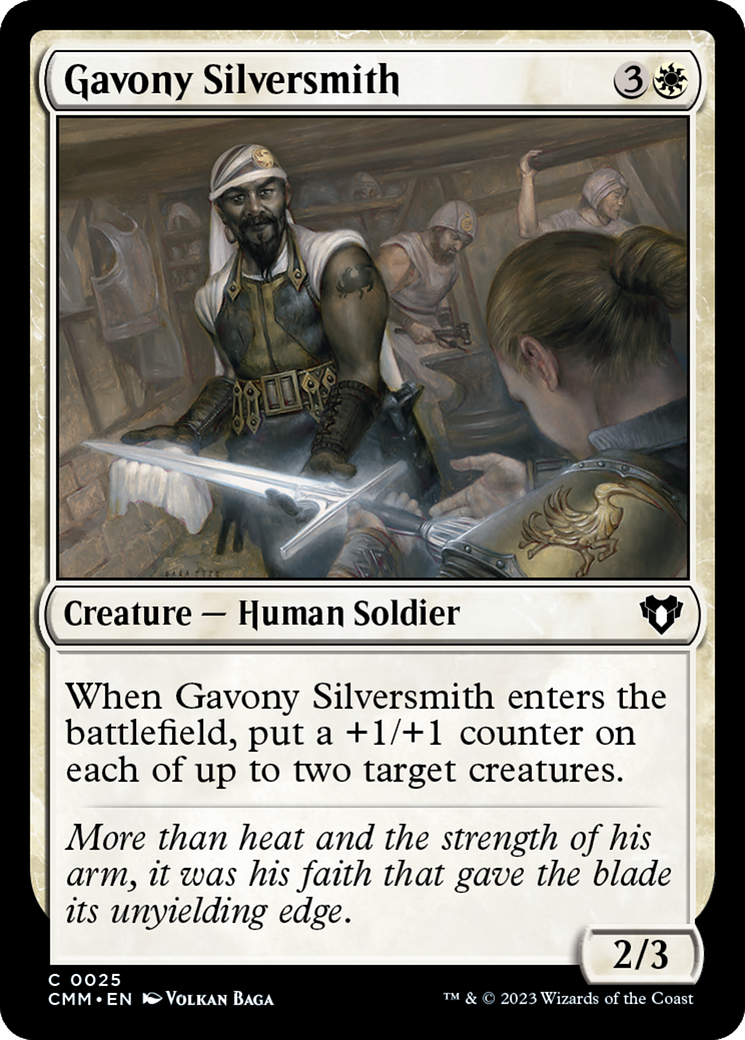 Gavony Silversmith (CMM-025) - Commander Masters [Common]