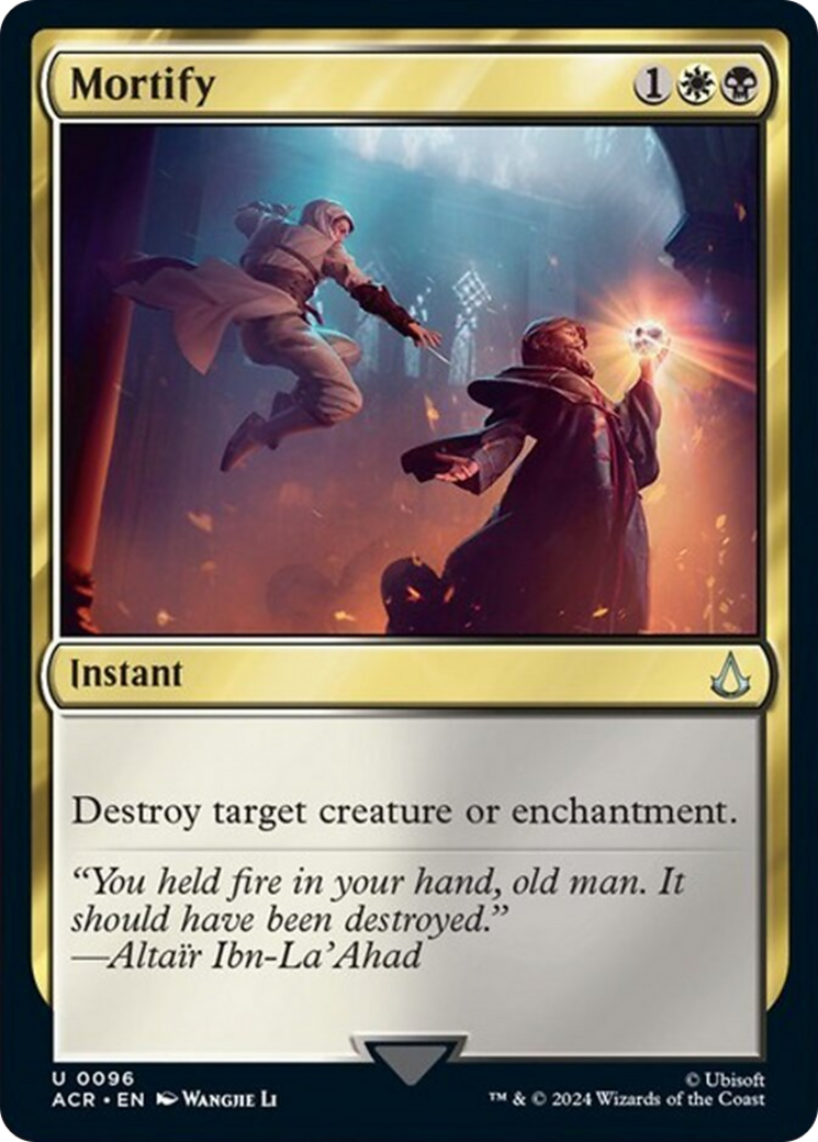 Mortify (ACR-096) - Assassin's Creed Foil [Uncommon]
