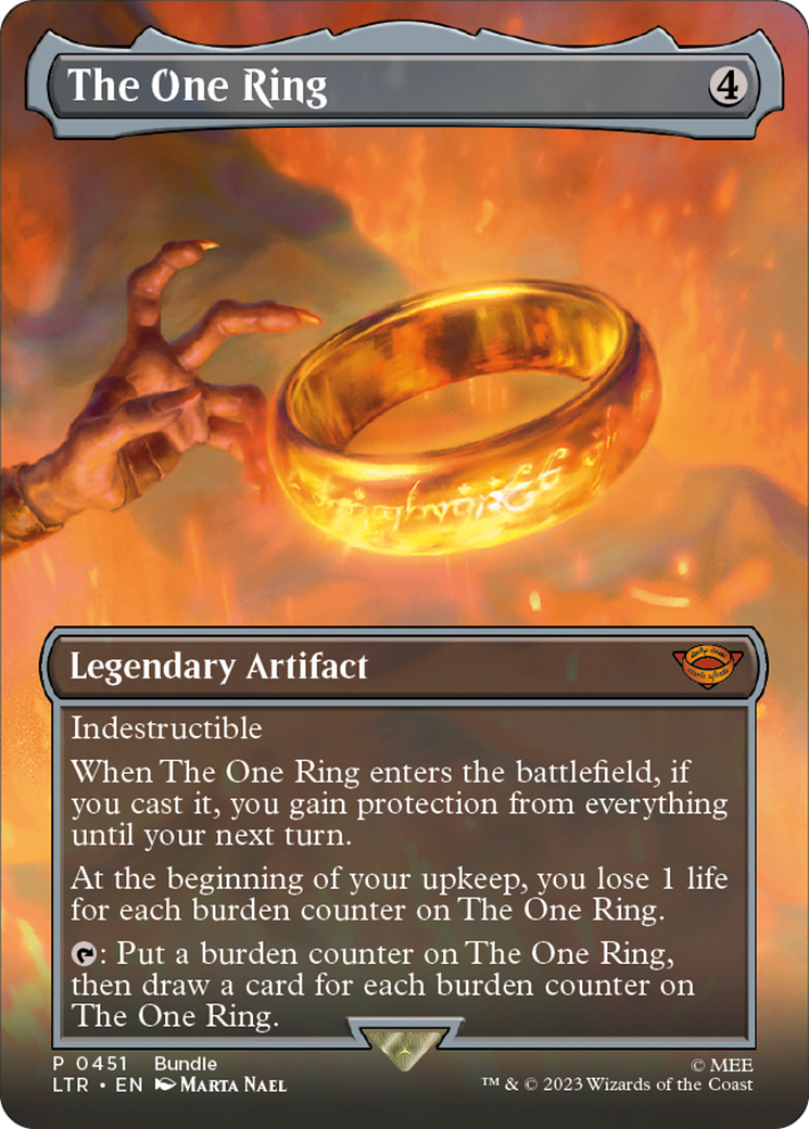 The One Ring (LTR-451) - The Lord of the Rings: Tales of Middle-earth (Borderless) [Mythic]