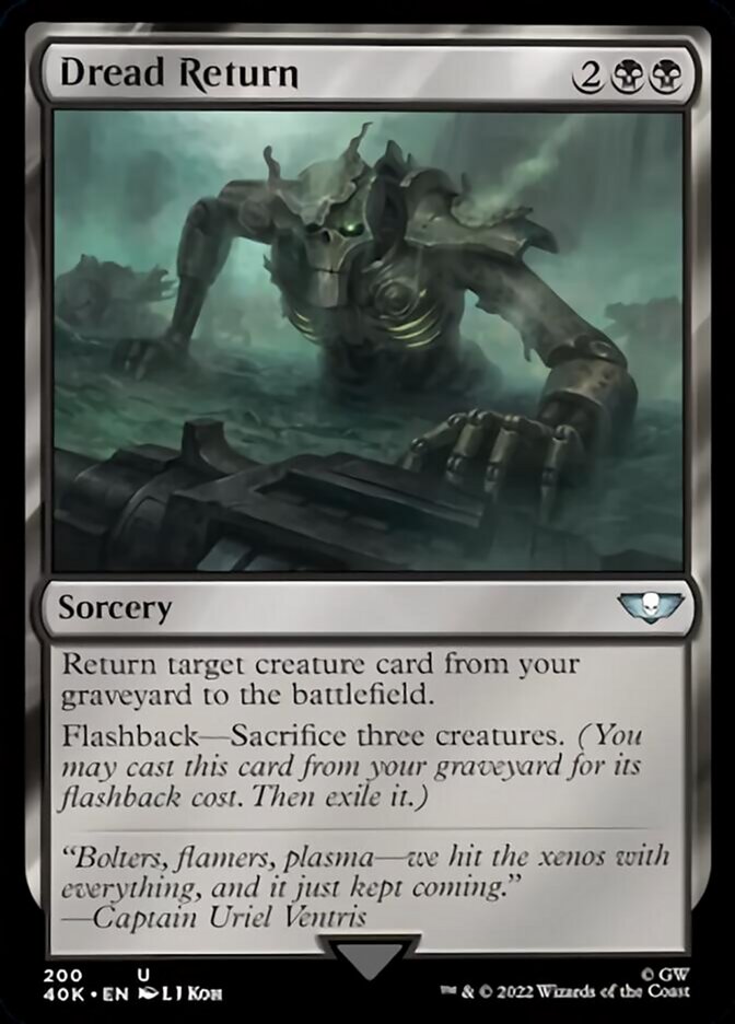 Dread Return (40K-200) - Warhammer 40,000 Commander [Uncommon]