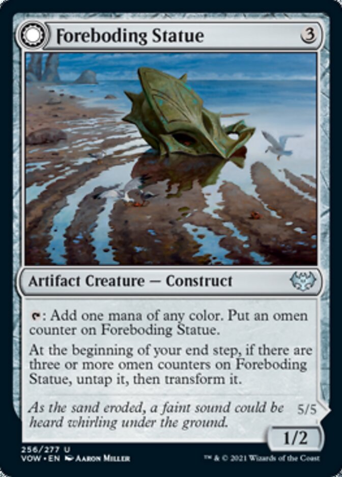 Foreboding Statue // Forsaken Thresher (VOW-256) - Innistrad: Crimson Vow: (Double Faced Transform) [Uncommon]