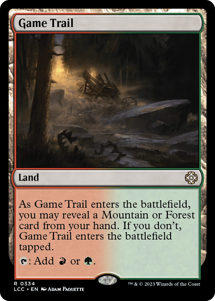 Game Trail (LCC-334) - The Lost Caverns of Ixalan Commander [Rare]