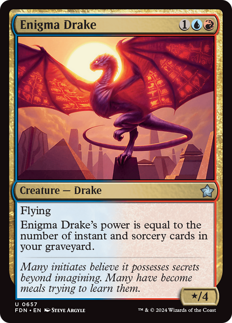 Enigma Drake (FDN-657) - Foundations [Uncommon]
