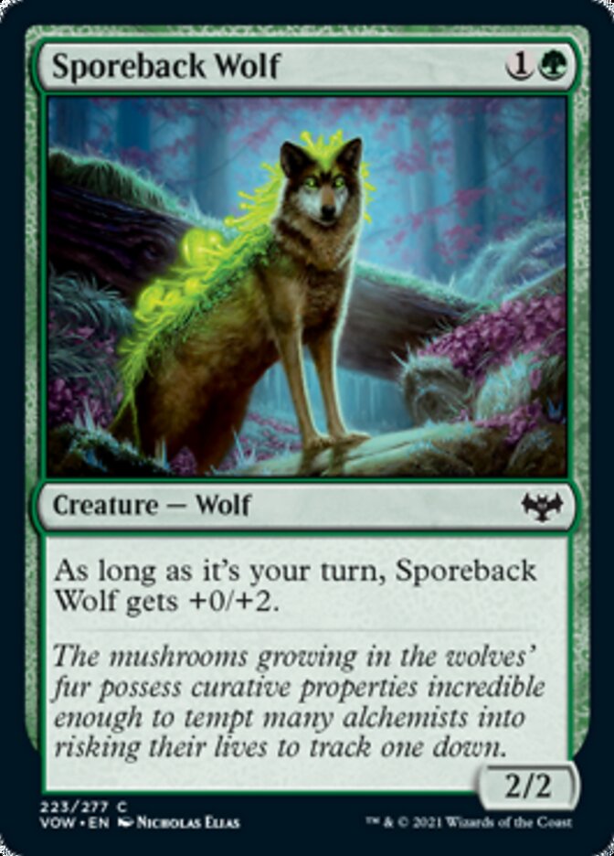 Sporeback Wolf (VOW-223) - Innistrad: Crimson Vow [Common]