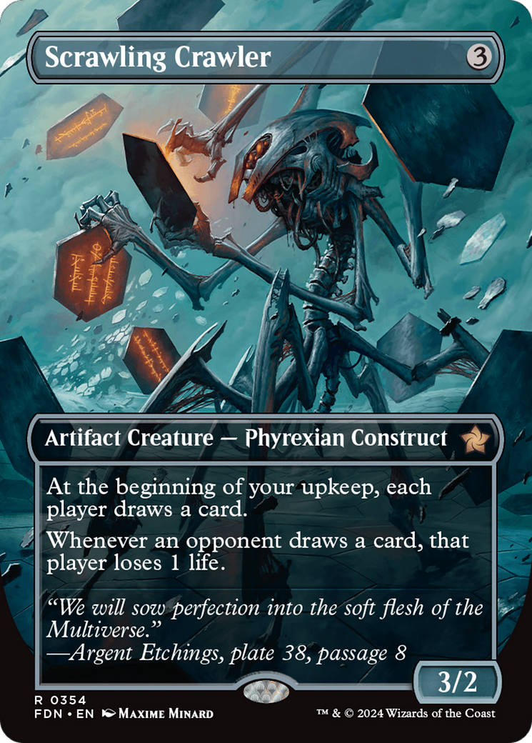 Scrawling Crawler (FDN-354) - Foundations (Borderless) [Rare]
