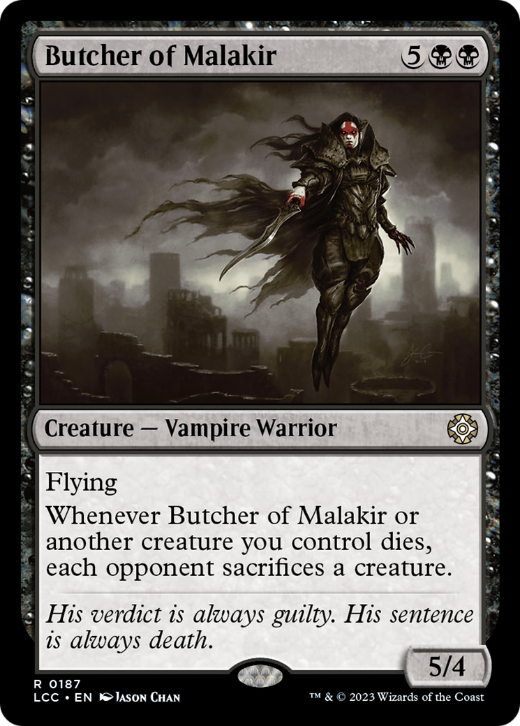 Butcher of Malakir (LCC-187) - The Lost Caverns of Ixalan Commander [Rare]