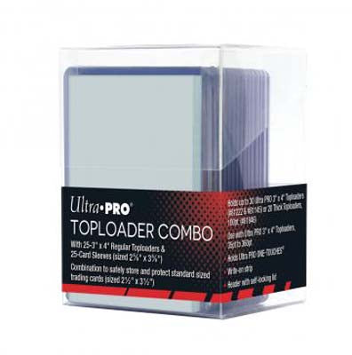 Ultra Pro - Deck Box: Toploader Combo (25 Toploaders + 25 Sleeves)