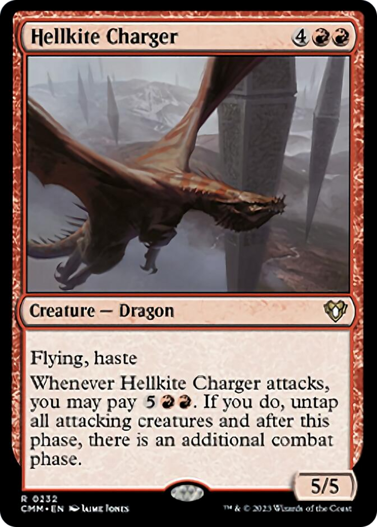 Hellkite Charger (CMM-232) - Commander Masters [Rare]