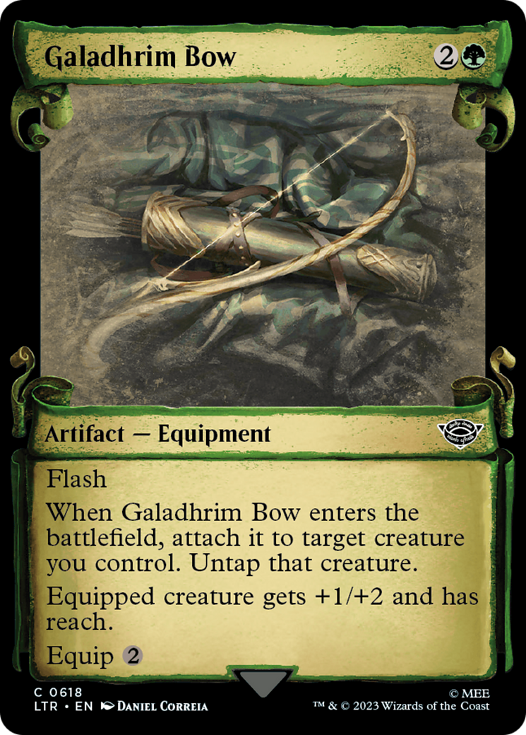 Galadhrim Bow (LTR-618) - The Lord of the Rings: Tales of Middle-earth: (Showcase) Scroll [Common]