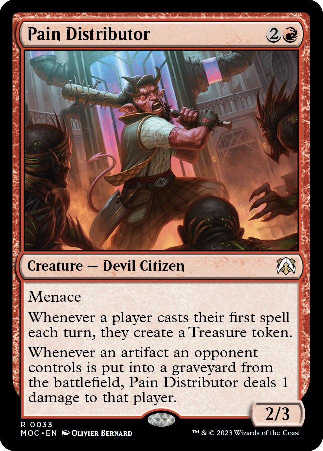 Pain Distributor (MOC-033) - March of the Machine Commander [Rare]