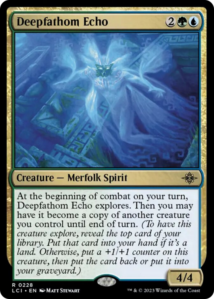 Deepfathom Echo (LCI-228) - The Lost Caverns of Ixalan [Rare]