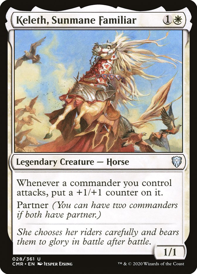 Keleth, Sunmane Familiar (CMR-028) - Commander Legends [Uncommon]