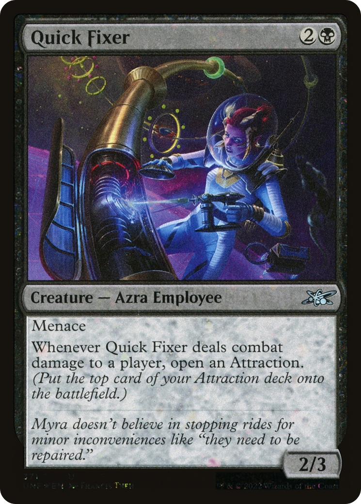 Quick Fixer (UNF-371) - Unfinity Galaxy Foil [Uncommon]
