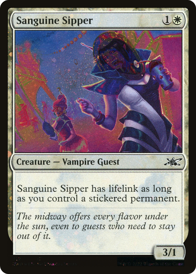 Sanguine Sipper (UNF-312) - Unfinity Galaxy Foil [Common]