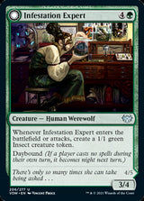 Infestation Expert // Infested Werewolf (VOW-206) - Innistrad: Crimson Vow: (Double Faced Transform) [Uncommon]