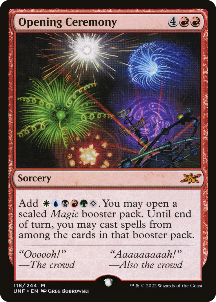 Opening Ceremony (UNF-118) - Unfinity Foil [Mythic]