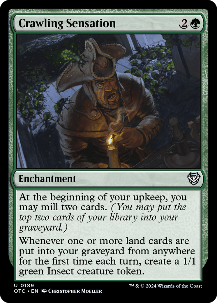 Crawling Sensation (OTC-189) - Outlaws of Thunder Junction Commander [Uncommon]