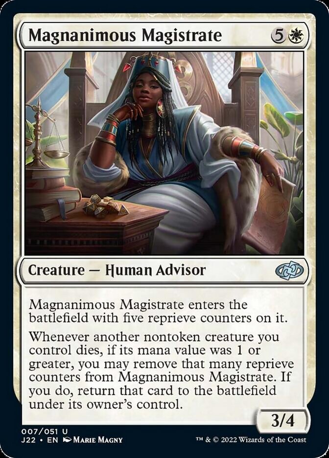 Magnanimous Magistrate (J22-007) - Jumpstart 2022 [Uncommon]