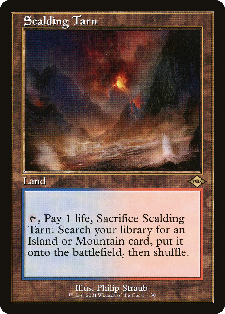 Scalding Tarn (MH2-439) - Modern Horizons 2 [Rare] Retro Frame
