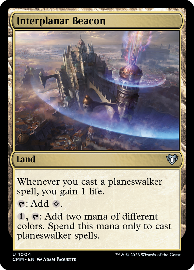 Interplanar Beacon (CMM-1004) - Commander Masters [Uncommon]