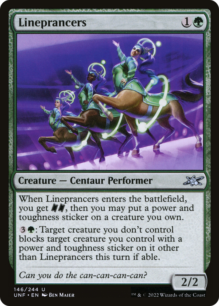 Lineprancers (UNF-146) - Unfinity Foil [Uncommon]