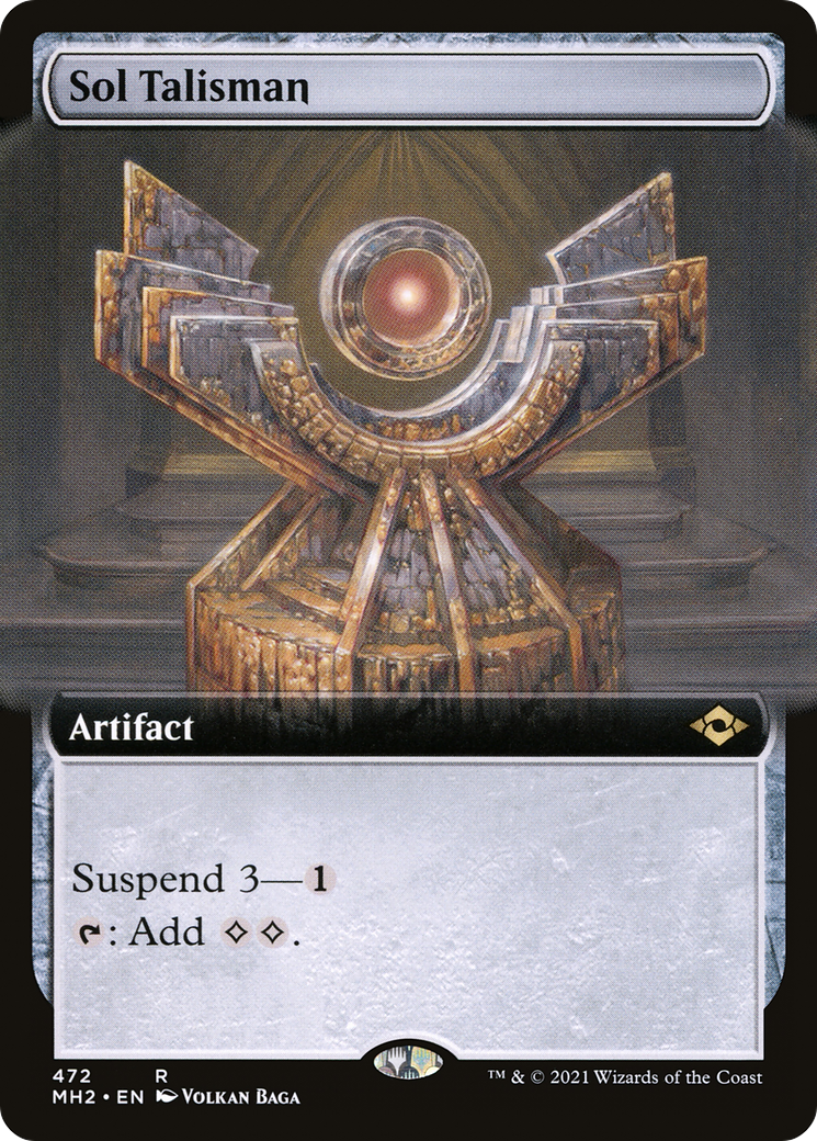 Sol Talisman (MH2-472) - Modern Horizons 2: (Extended Art) Foil [Rare]