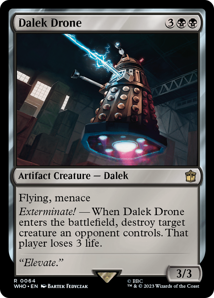 Dalek Drone (WHO-064) - Doctor Who [Rare]