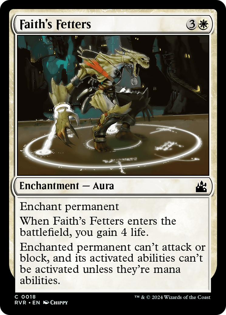 Faith's Fetters (RVR-018) - Ravnica Remastered [Common]