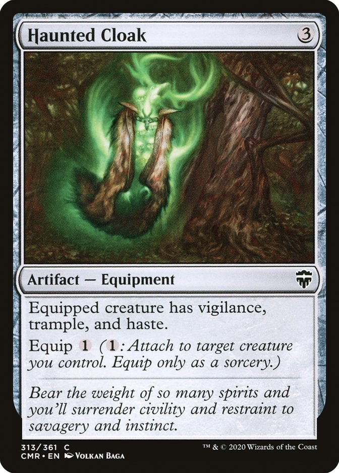 Haunted Cloak (CMR-313) - Commander Legends [Common]