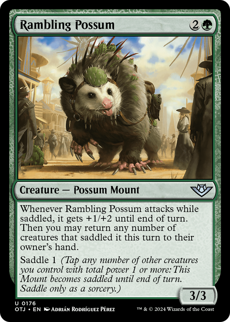 Rambling Possum (OTJ-176) - Outlaws of Thunder Junction [Uncommon]