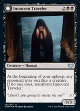 Innocent Traveler // Malicious Invader (VOW-121) - Innistrad: Crimson Vow: (Double Faced Transform) [Uncommon]