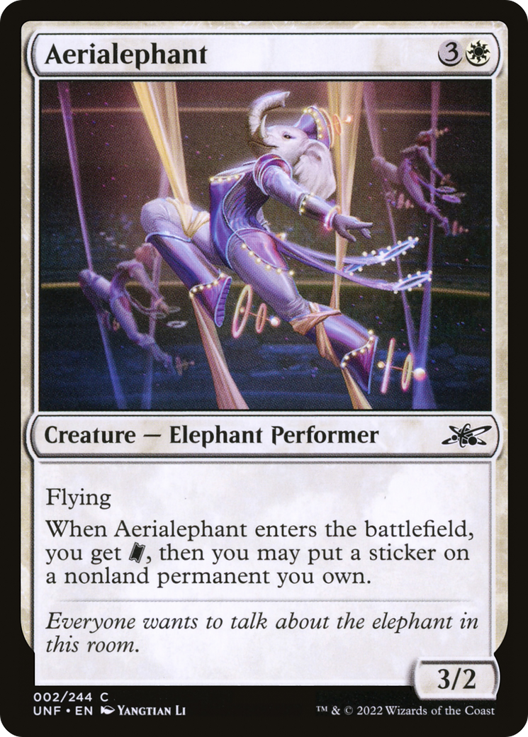 Aerialephant (UNF-002) - Unfinity Foil [Common]