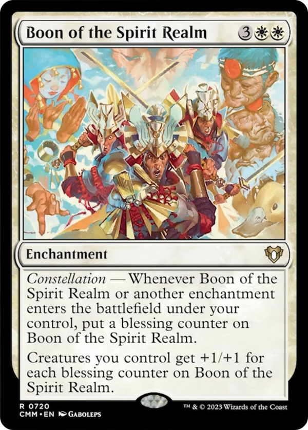 Boon of the Spirit Realm (CMM-720) - Commander Masters [Rare]