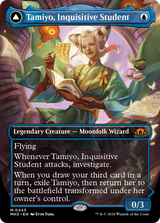 Tamiyo, Inquisitive Student // Tamiyo, Seasoned Scholar (MH3-443) - Modern Horizons 3 (Borderless) [Mythic]