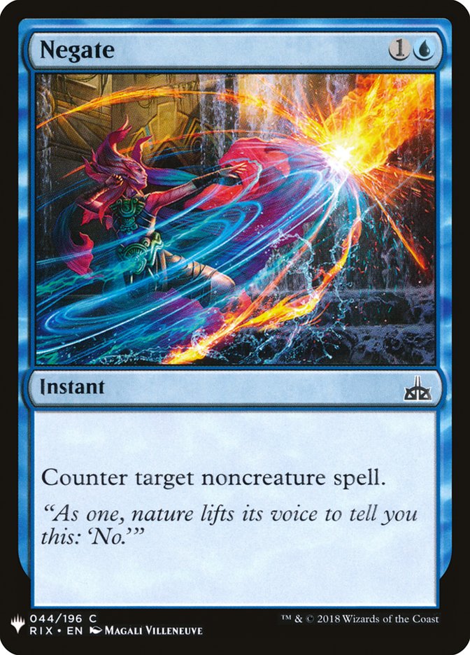 Negate (PLST-RIX-44) - The List [Common]